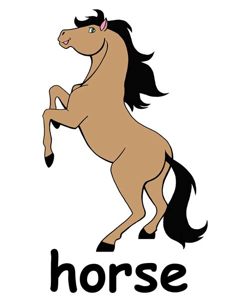 mustang horse images clipart